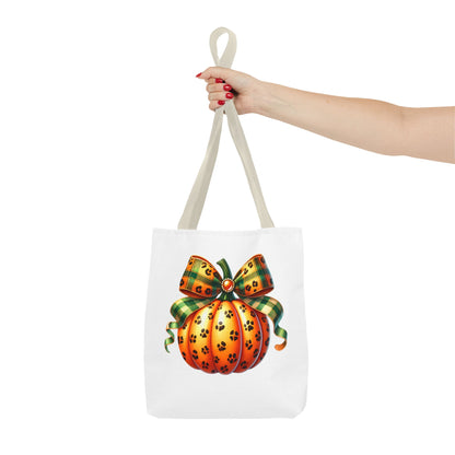 Festive Pumpkin Tote Bag, Halloween Decor, Gift for Pet Lovers, Autumn Accessories, Everyday Use