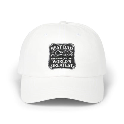 Classic Dad Cap - Best Dad Number 1 Hat, Perfect Father's Day Gift, Casual Style Cap, Unisex Fashion Accessory, Everyday Wear