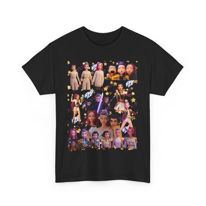 Fun Graphic T-Shirt for Parties, Casual Wear, Birthdays, Gifts, Colorful Life Moments Tee