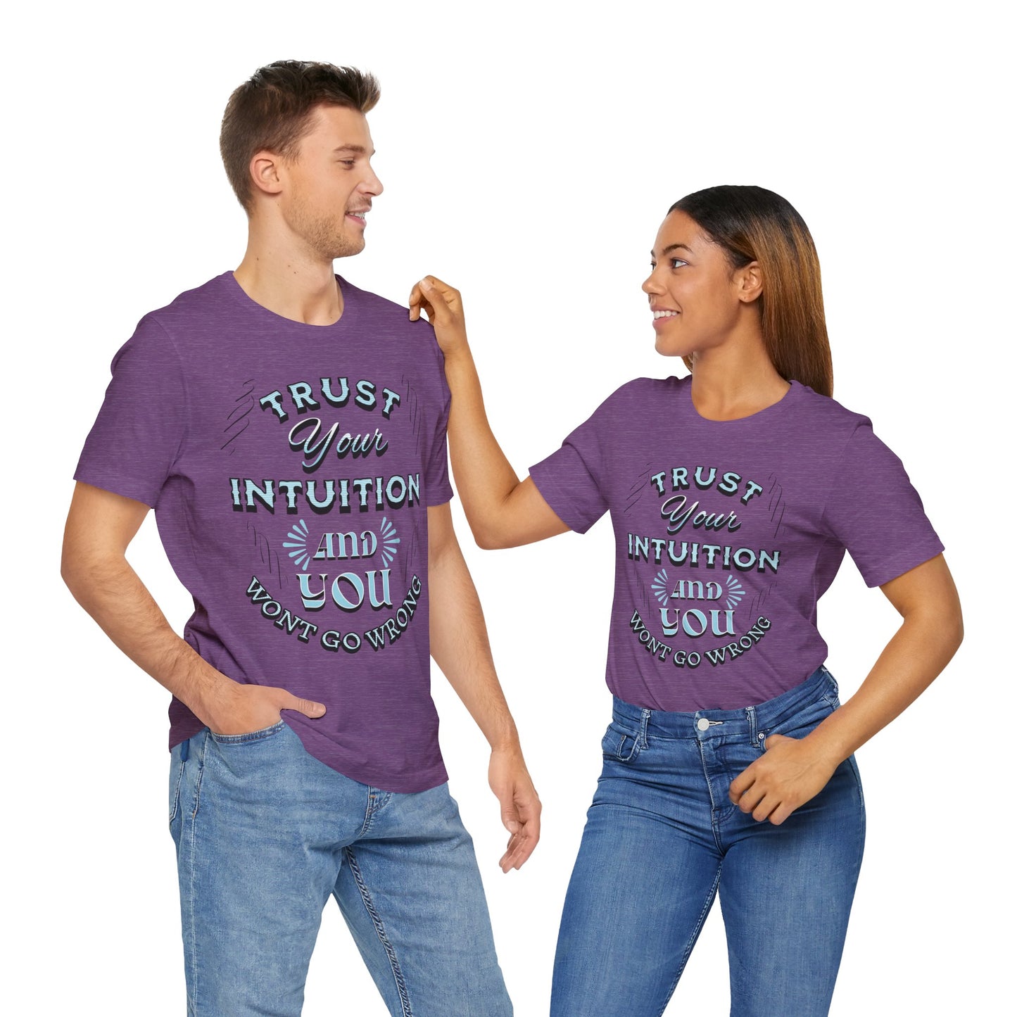 Trust Your Intuition Tee - Inspirational Unisex Jersey Short Sleeve Shirt, Motivational Gift, Casual Wear, Everyday Inspiration, [...]