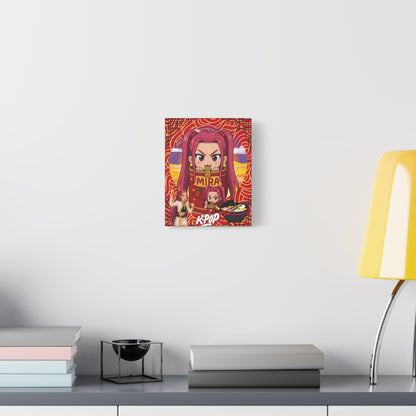 K-Pop Art Canvas Print, Perfect for Fans, Anime Wall Decor, Gift for Music Lovers, Vibrant Home Decoration, Cool Room Aesthetic