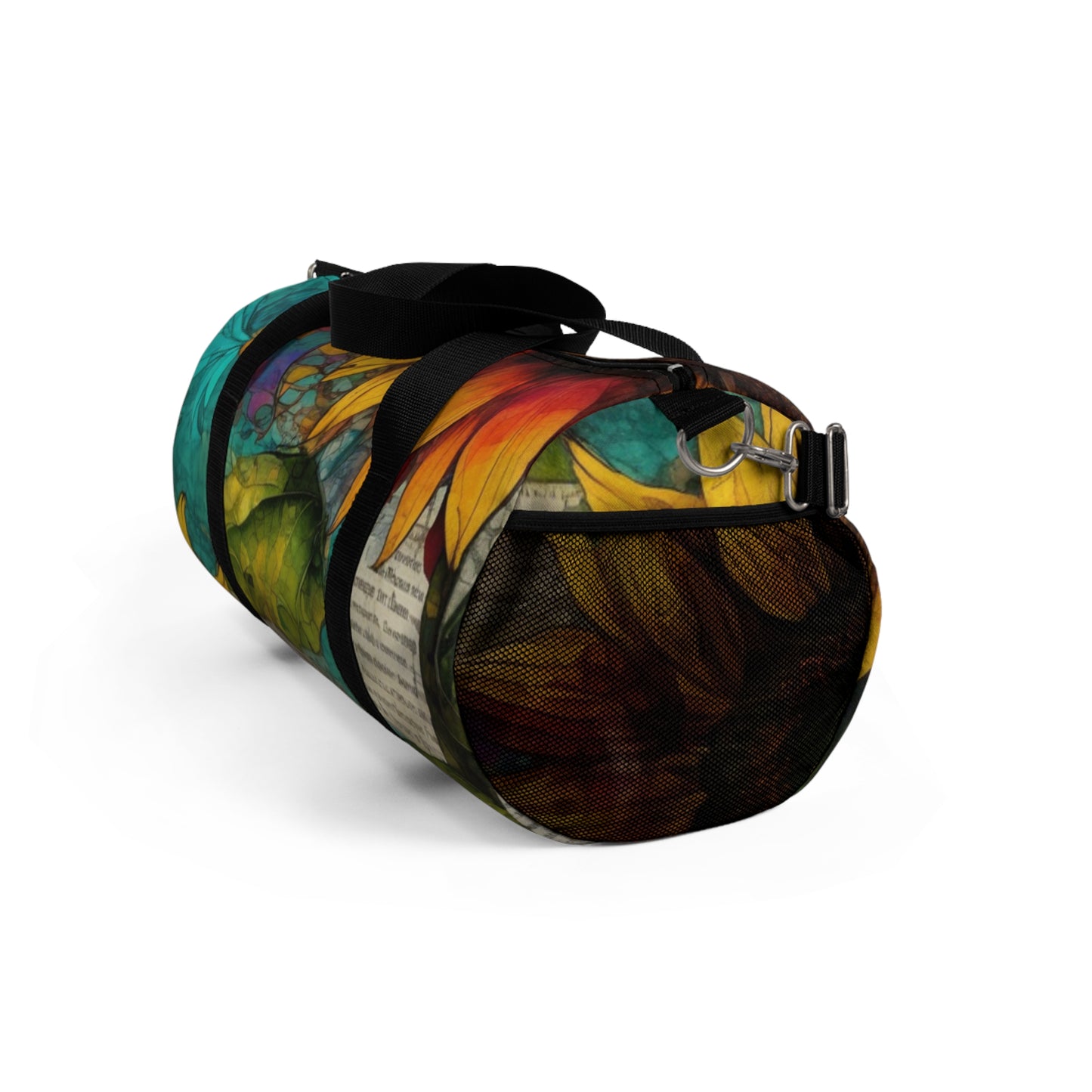 Vibrant Floral sunflower Duffel Bag - Perfect for Gym, Travel, Yoga, Sports, Weekend Getaways, Pet Owners