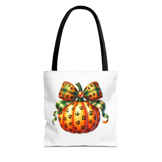 Festive Pumpkin Tote Bag, Halloween Decor, Gift for Pet Lovers, Autumn Accessories, Everyday Use