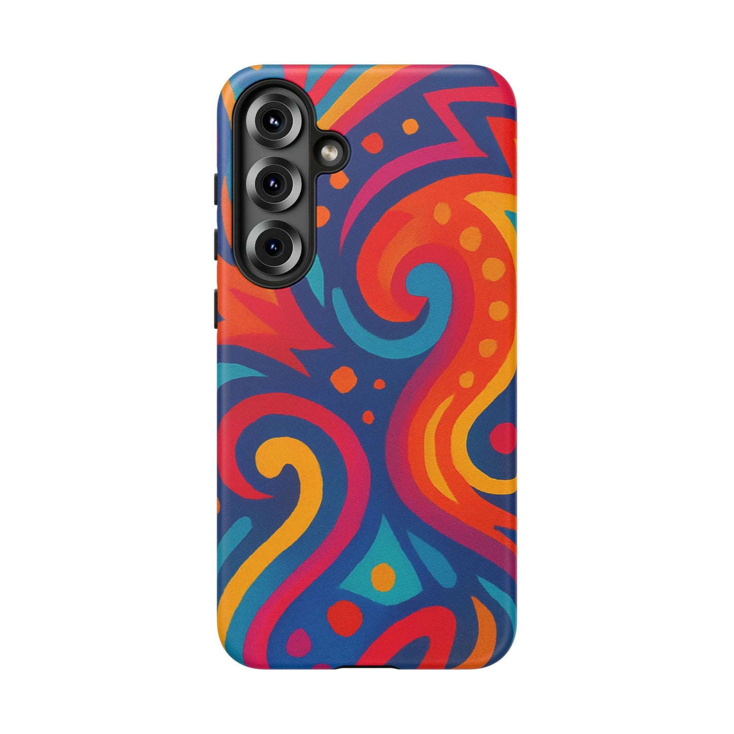 Vibrant Phone Case - Colorful Tough Case, Protective Cover, Unique Design, Trendy Gift, Phone Accessory