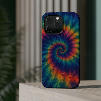 Colorful Tie-Dye Magnetic Phone Cases, Boho Phone Accessories, Unique Gift for Teens, Vibrant Phone Cover for Festivals, Summer Vibes
