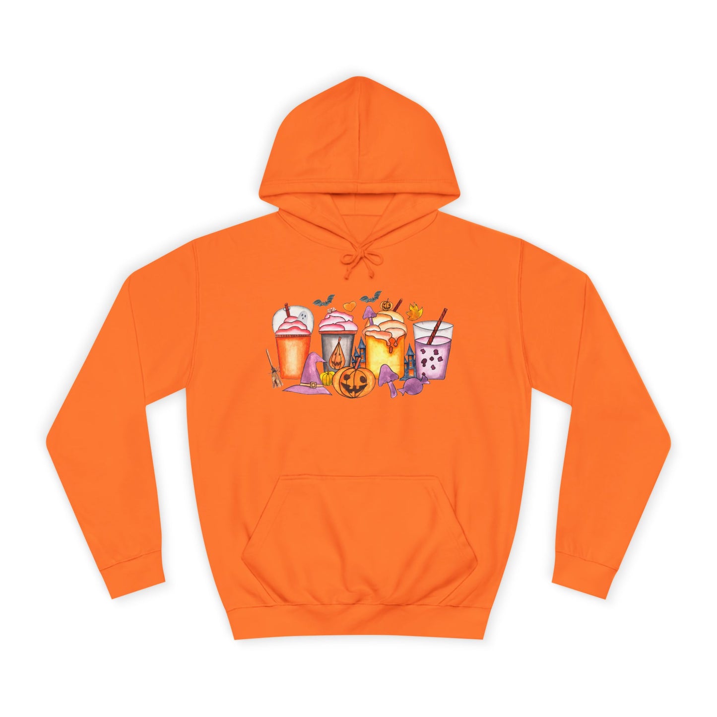 Unisex Halloween Hoodie for adults that want some fun drinking designs to give their clothes a pop of color