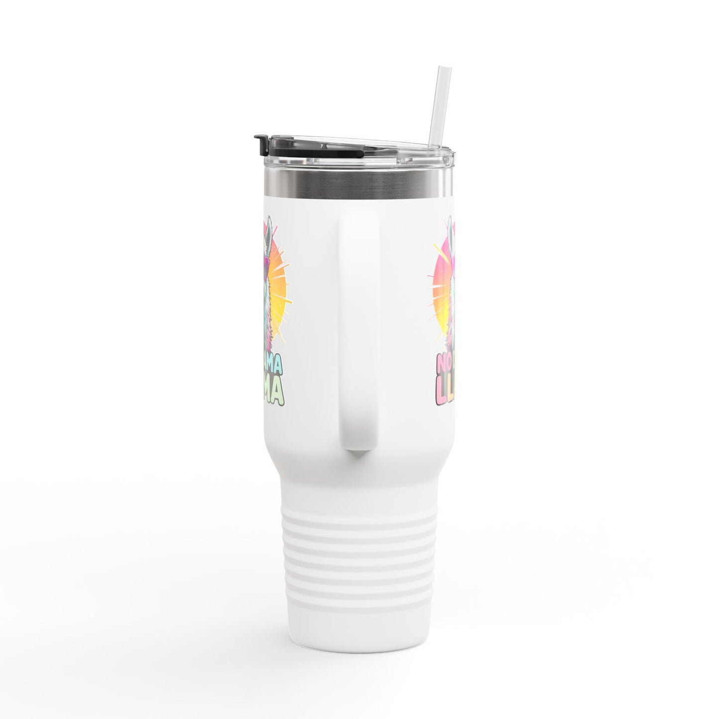 No Drama Llama Insulated Travel Mug, 40oz - Fun, Colorful Drinkware for Llama Lovers, Perfect Gift for Birthdays, Travel, or Camping, [...]