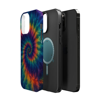 Colorful Tie-Dye Magnetic Phone Cases, Boho Phone Accessories, Unique Gift for Teens, Vibrant Phone Cover for Festivals, Summer Vibes