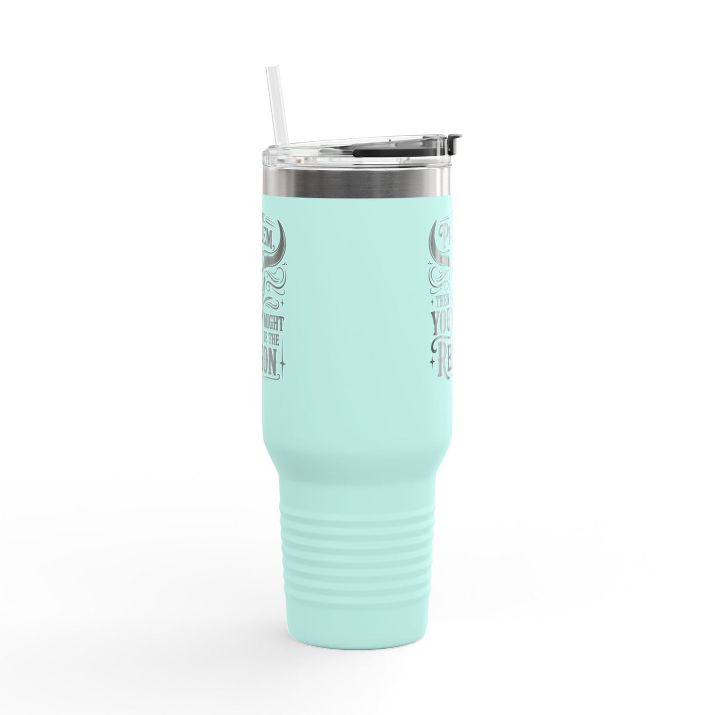 Funny Insulated Travel Mug, 40oz with Quote, Perfect for Road Trips, Camping, Gifting, and Daily Coffee Routines