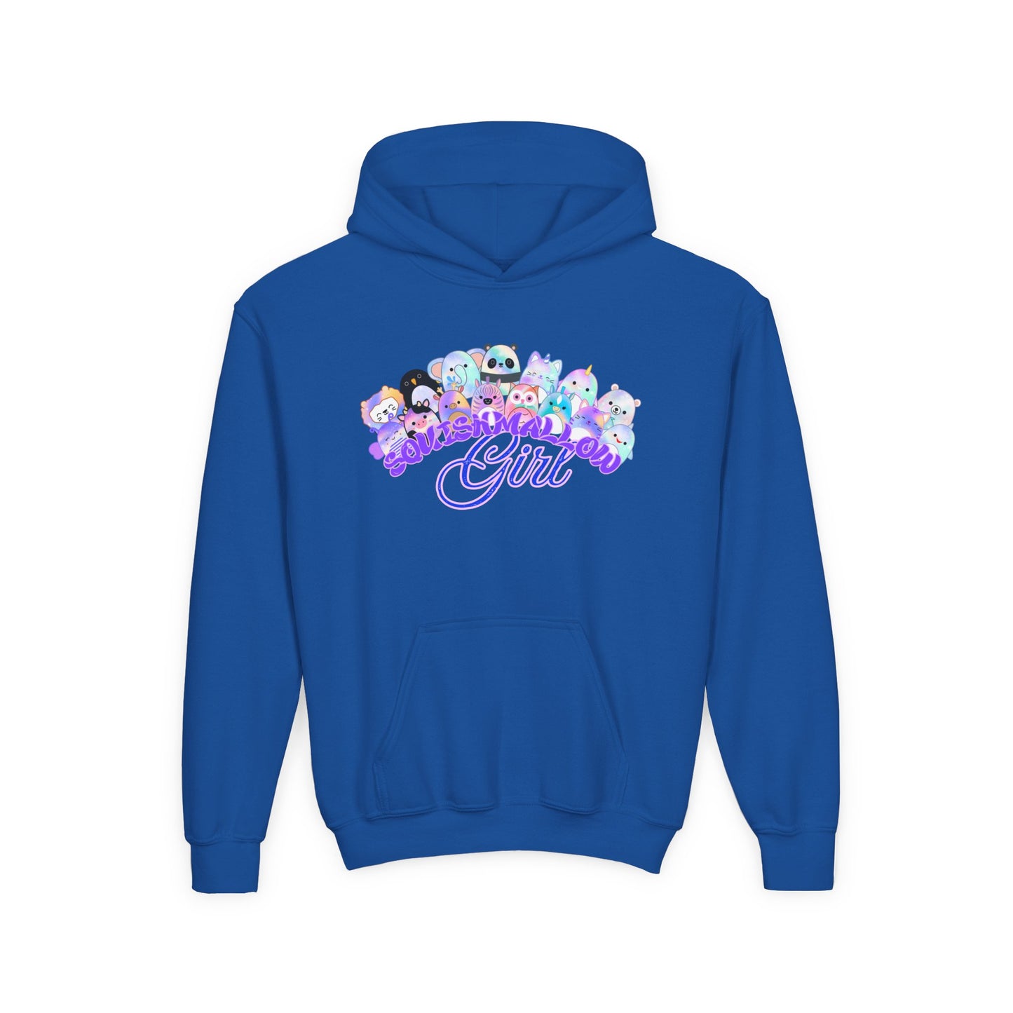 Colorful Cartoon Hoodie for Girls, Cute Sweater for Kids, Gift for Birthdays, Cozy Fun, Youth Sweatshirt, Casual Outfit