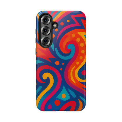 Vibrant Phone Case - Colorful Tough Case, Protective Cover, Unique Design, Trendy Gift, Phone Accessory