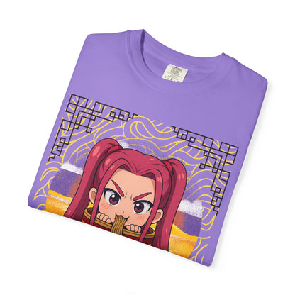 K-Pop Inspired Garment-Dyed T-Shirt, Trendy Streetwear, Anime Fan Apparel, Casual Wear, Gifts for Music Lovers