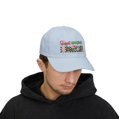 Festive Dad Cap - Sweet Grinchmas Hat for Holiday Cheer, Christmas Gift, Matching Family Outfit, Winter Accessory, Trendy Headwear