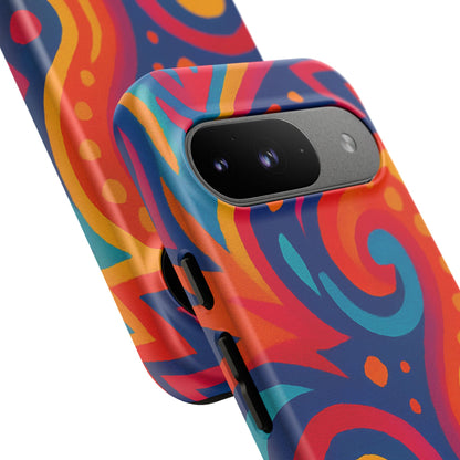 Vibrant Phone Case - Colorful Tough Case, Protective Cover, Unique Design, Trendy Gift, Phone Accessory