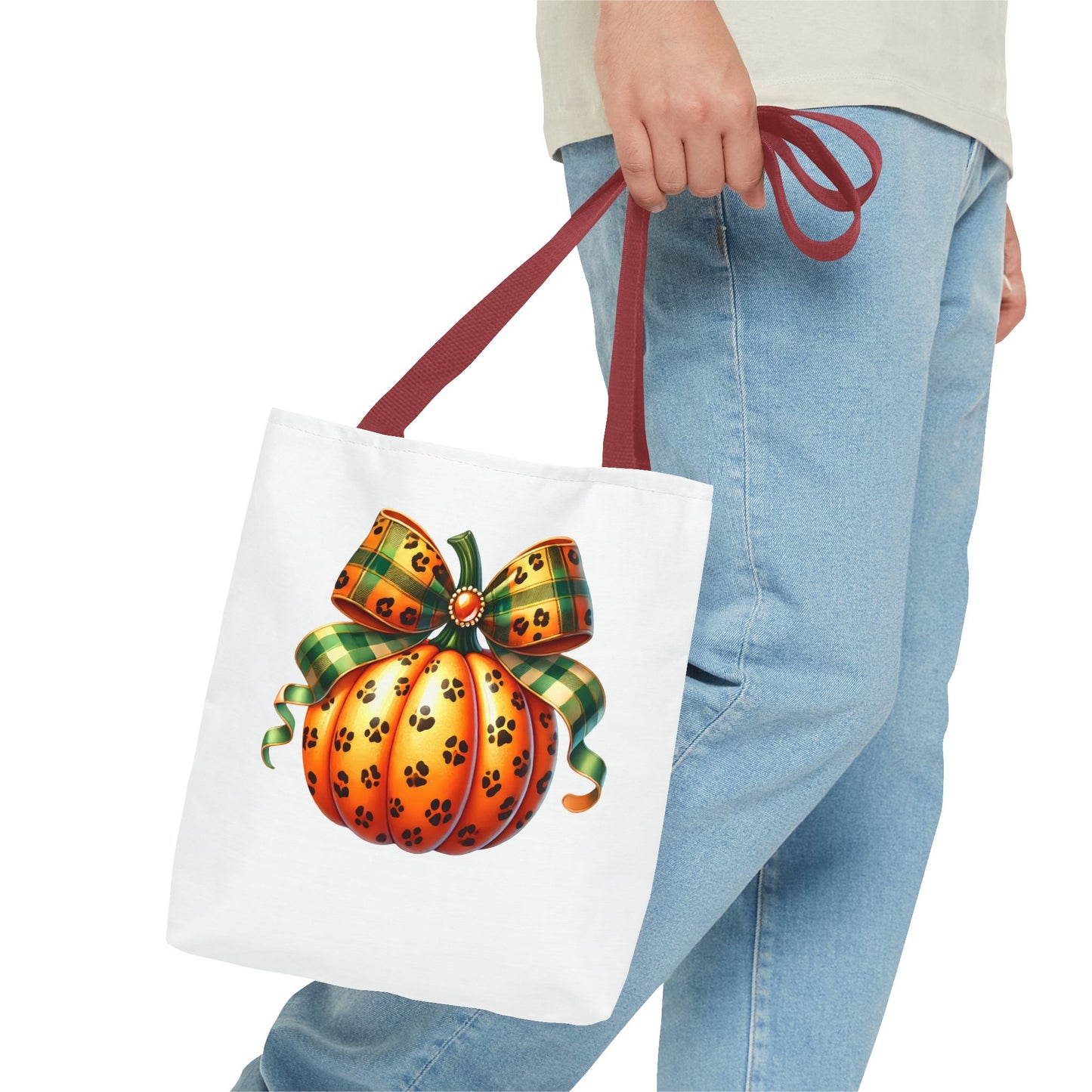 Festive Pumpkin Tote Bag, Halloween Decor, Gift for Pet Lovers, Autumn Accessories, Everyday Use