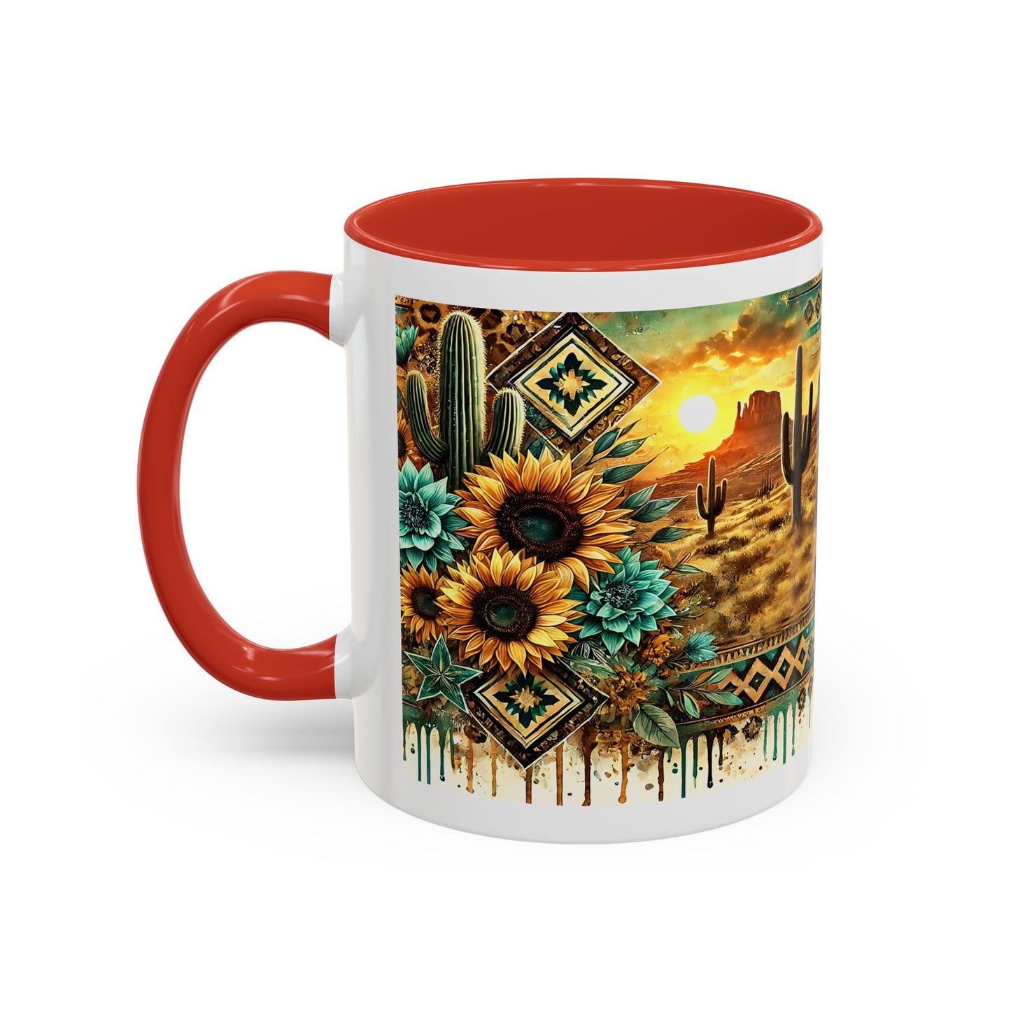 Desert Sunset Coffee Mug with Cacti and Sunflowers, Boho Mug, Gift for Nature Lovers, Coffee Lovers Gift, Southwestern Decor, Unique [...]