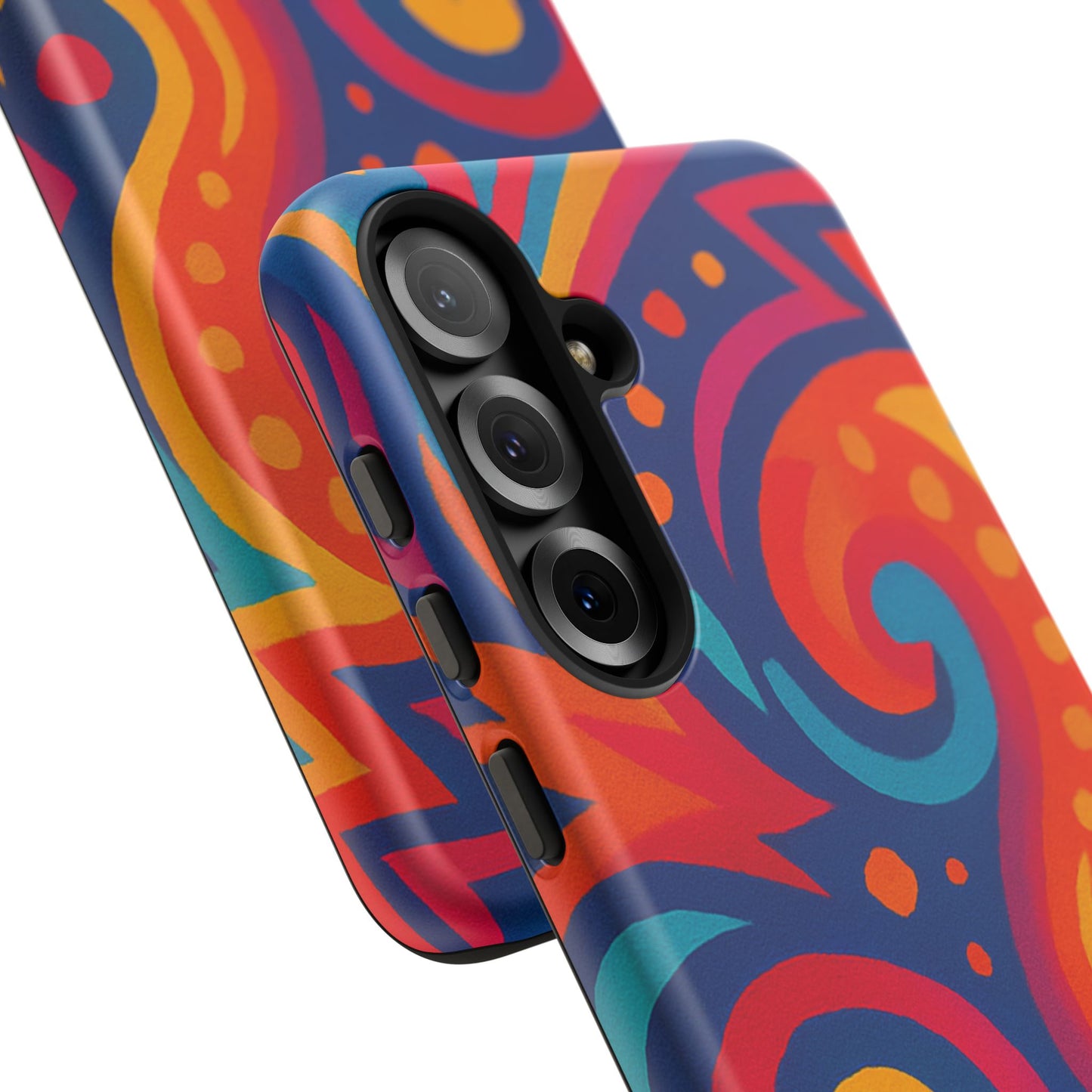Vibrant Phone Case - Colorful Tough Case, Protective Cover, Unique Design, Trendy Gift, Phone Accessory