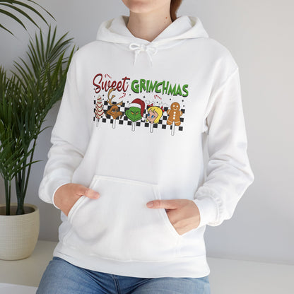 Sweet Grinchmas Hoodie, Cozy Holiday Sweatshirt, Christmas Gift for Him/Her, Unisex Xmas Apparel, Festive Winter Hoodie