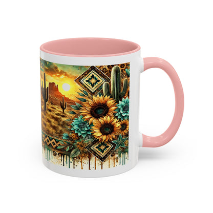 Desert Sunset Coffee Mug with Cacti and Sunflowers, Boho Mug, Gift for Nature Lovers, Coffee Lovers Gift, Southwestern Decor, Unique [...]