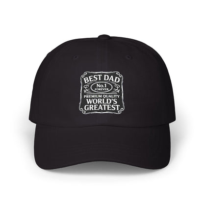 Classic Dad Cap - Best Dad Number 1 Hat, Perfect Father's Day Gift, Casual Style Cap, Unisex Fashion Accessory, Everyday Wear