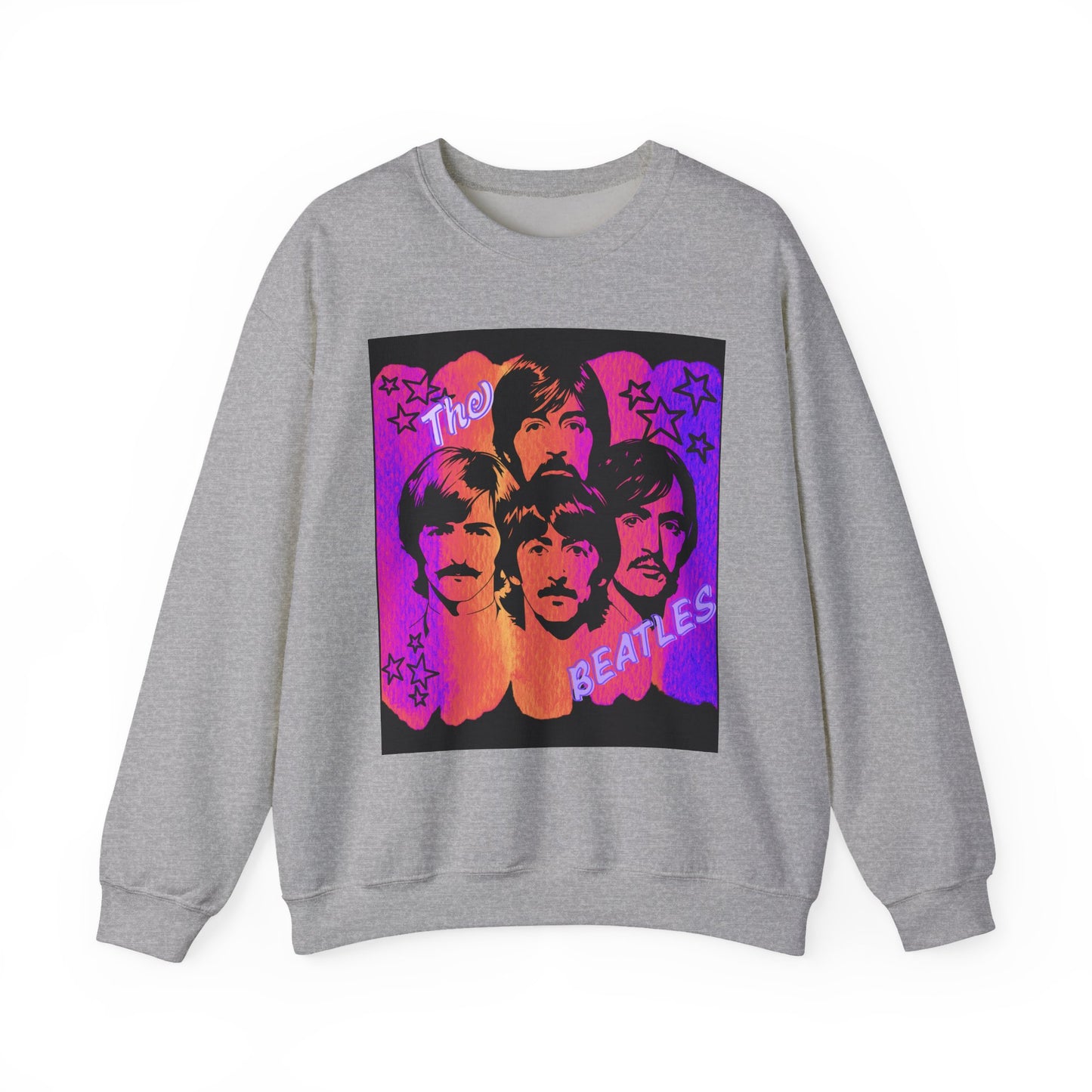 Retro Beatles inspired Crewneck Sweatshirt, Unisex Sweatshirt, Music Lover Gift, 60s Vintage Style, Cozy Casual Wear