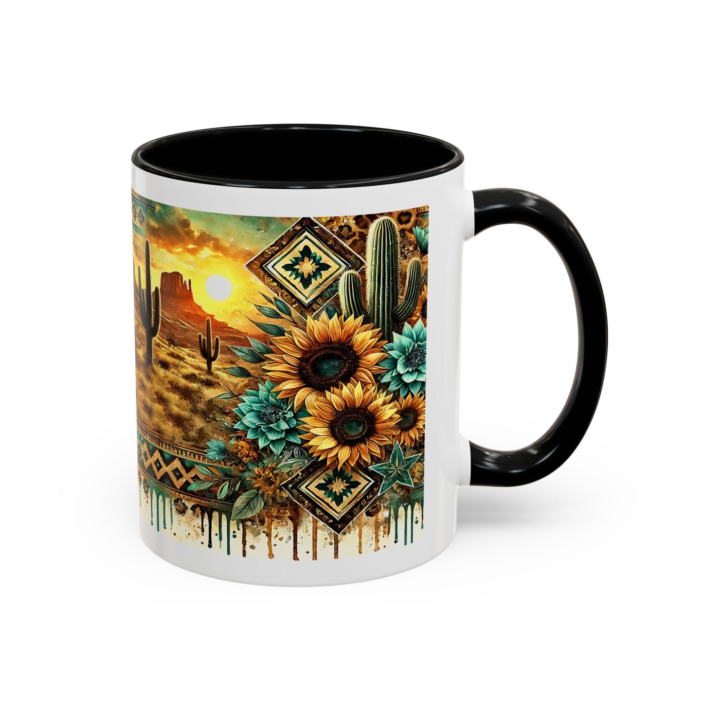 Desert Sunset Coffee Mug with Cacti and Sunflowers, Boho Mug, Gift for Nature Lovers, Coffee Lovers Gift, Southwestern Decor, Unique [...]