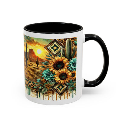 Desert Sunset Coffee Mug with Cacti and Sunflowers, Boho Mug, Gift for Nature Lovers, Coffee Lovers Gift, Southwestern Decor, Unique [...]