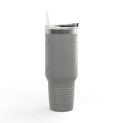 Funny Insulated Travel Mug, 40oz with Quote, Perfect for Road Trips, Camping, Gifting, and Daily Coffee Routines