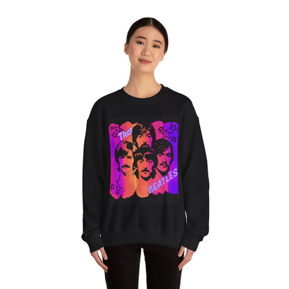 Retro Beatles inspired Crewneck Sweatshirt, Unisex Sweatshirt, Music Lover Gift, 60s Vintage Style, Cozy Casual Wear