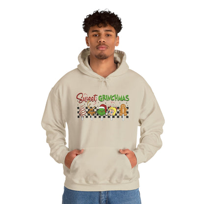 Sweet Grinchmas Hoodie, Cozy Holiday Sweatshirt, Christmas Gift for Him/Her, Unisex Xmas Apparel, Festive Winter Hoodie