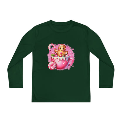 Youth Long Sleeve Holiday Tee - Cute Gingerbread Design, Perfect for Christmas, Winter Celebrations, Gift for Kids, Festive Wear, [...]