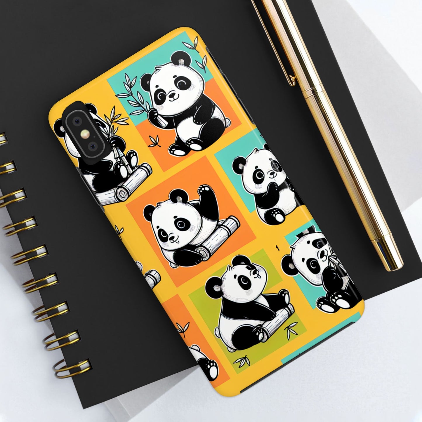 Cute Panda Phone Cases, Tough Panda Phone Cases, Gifts for Animal Lovers, Cute Cell Phone Cover, Fun Smartphone Accessories