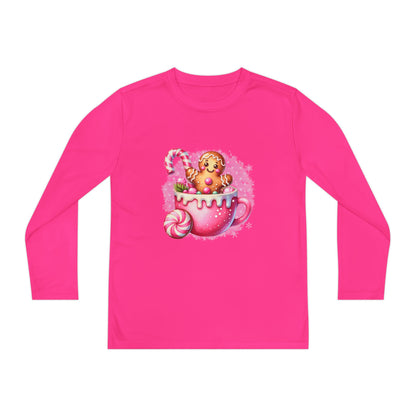 Youth Long Sleeve Holiday Tee - Cute Gingerbread Design, Perfect for Christmas, Winter Celebrations, Gift for Kids, Festive Wear, [...]