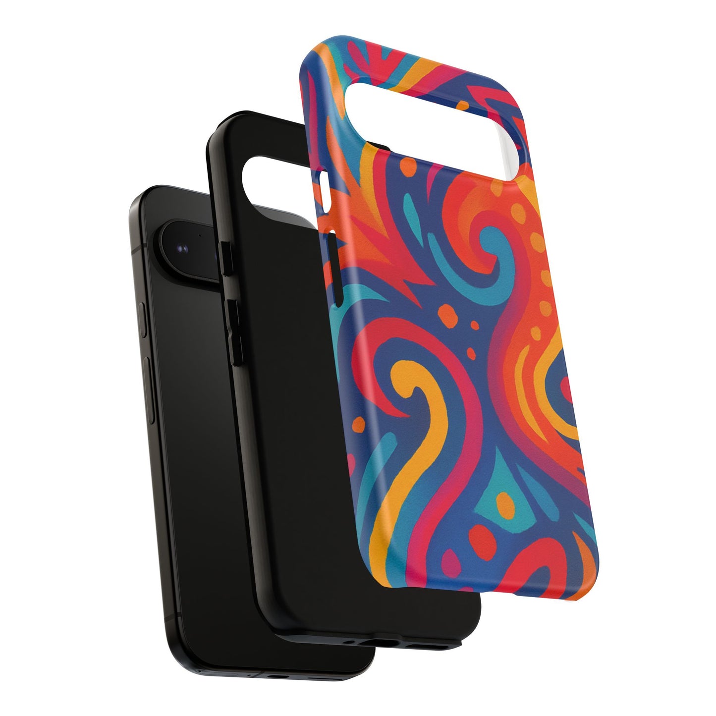 Vibrant Phone Case - Colorful Tough Case, Protective Cover, Unique Design, Trendy Gift, Phone Accessory