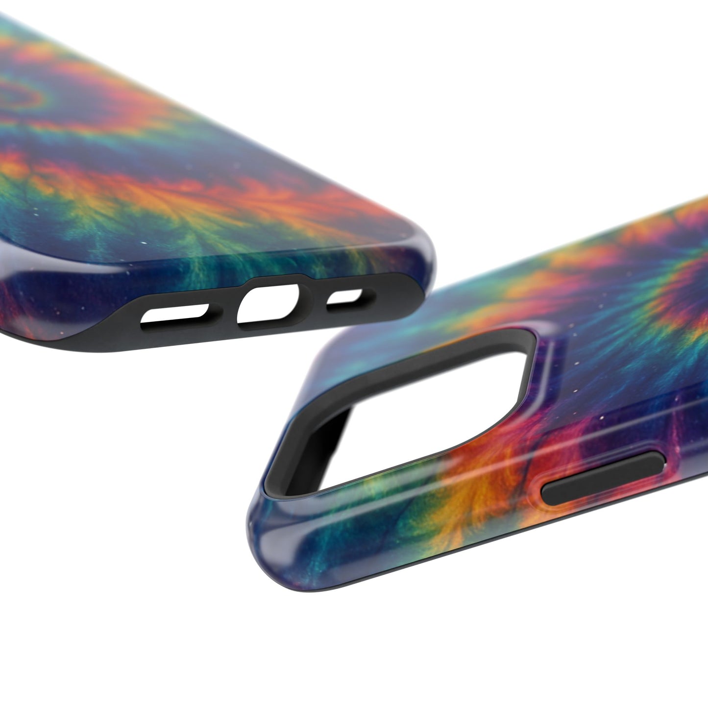 Colorful Tie-Dye Magnetic Phone Cases, Boho Phone Accessories, Unique Gift for Teens, Vibrant Phone Cover for Festivals, Summer Vibes