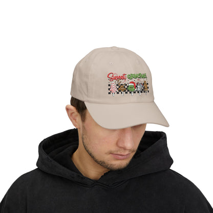Festive Dad Cap - Sweet Grinchmas Hat for Holiday Cheer, Christmas Gift, Matching Family Outfit, Winter Accessory, Trendy Headwear