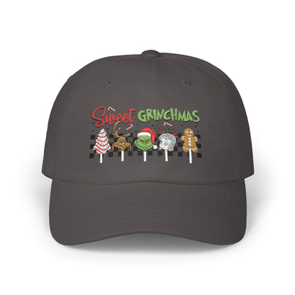 Festive Dad Cap - Sweet Grinchmas Hat for Holiday Cheer, Christmas Gift, Matching Family Outfit, Winter Accessory, Trendy Headwear