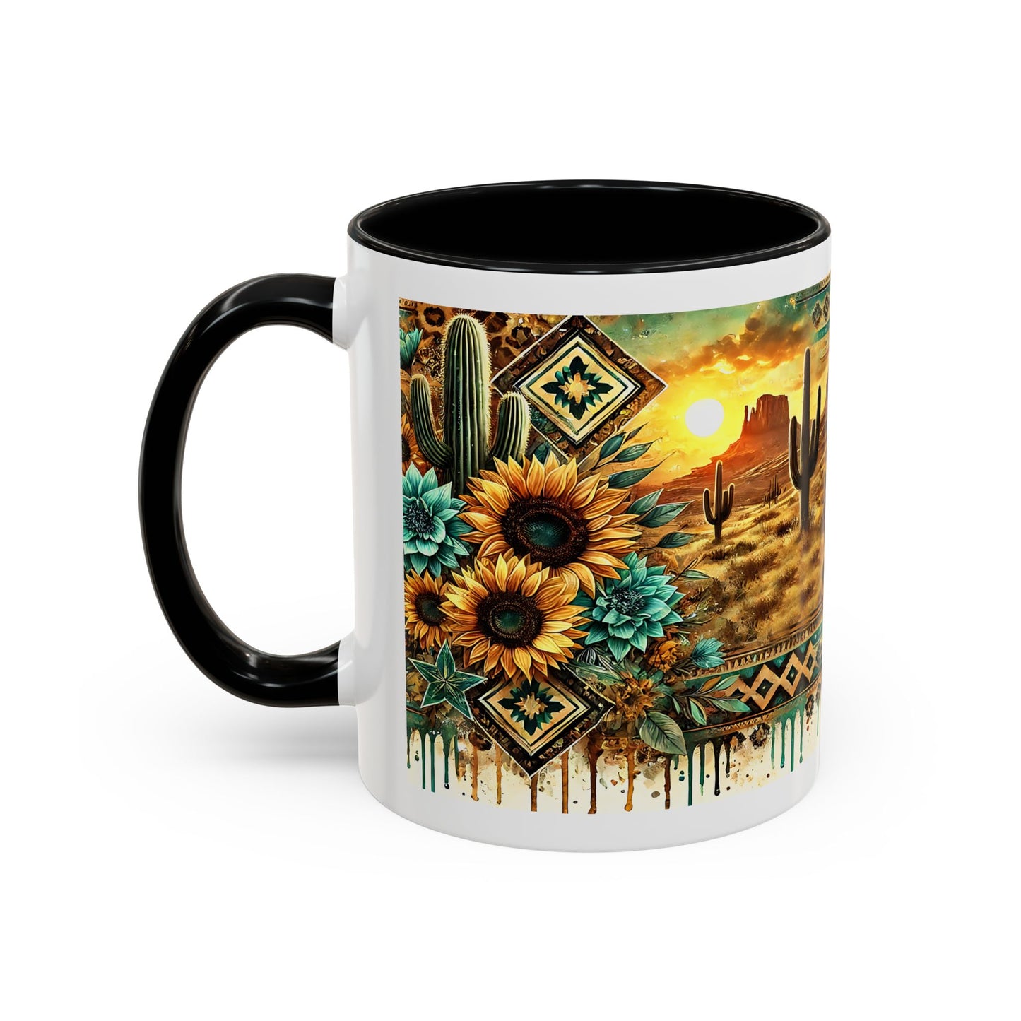 Desert Sunset Coffee Mug with Cacti and Sunflowers, Boho Mug, Gift for Nature Lovers, Coffee Lovers Gift, Southwestern Decor, Unique [...]