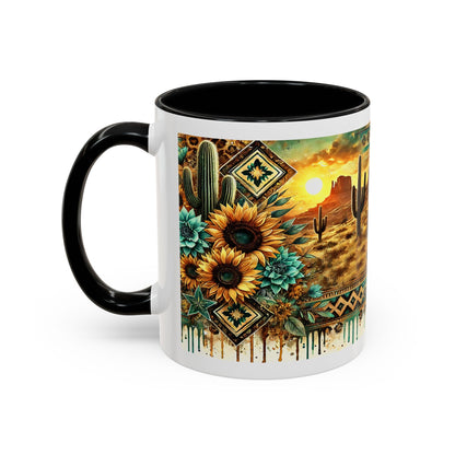 Desert Sunset Coffee Mug with Cacti and Sunflowers, Boho Mug, Gift for Nature Lovers, Coffee Lovers Gift, Southwestern Decor, Unique [...]