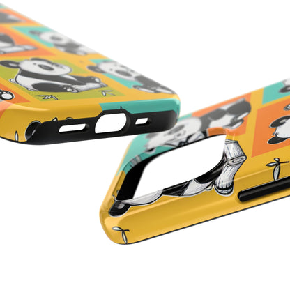 Cute Panda Phone Cases, Tough Panda Phone Cases, Gifts for Animal Lovers, Cute Cell Phone Cover, Fun Smartphone Accessories