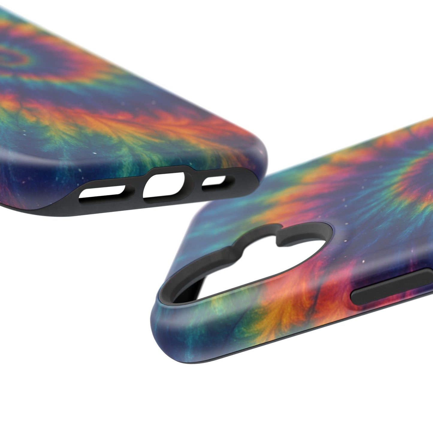 Colorful Tie-Dye Magnetic Phone Cases, Boho Phone Accessories, Unique Gift for Teens, Vibrant Phone Cover for Festivals, Summer Vibes