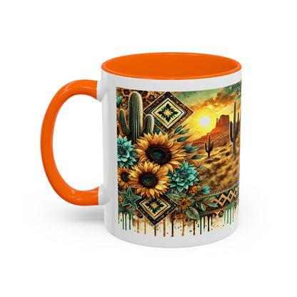 Desert Sunset Coffee Mug with Cacti and Sunflowers, Boho Mug, Gift for Nature Lovers, Coffee Lovers Gift, Southwestern Decor, Unique [...]
