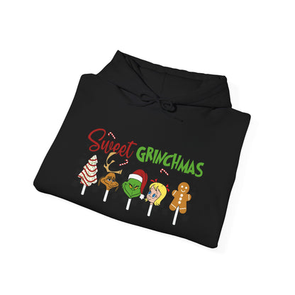 Sweet Grinchmas Hoodie, Cozy Holiday Sweatshirt, Christmas Gift for Him/Her, Unisex Xmas Apparel, Festive Winter Hoodie