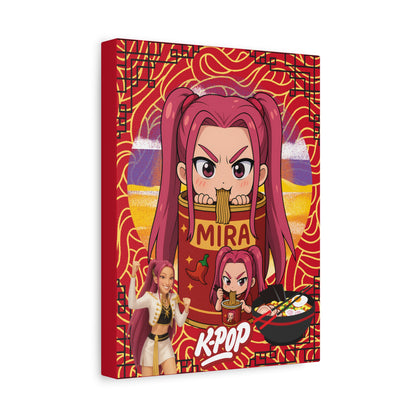 K-Pop Art Canvas Print, Perfect for Fans, Anime Wall Decor, Gift for Music Lovers, Vibrant Home Decoration, Cool Room Aesthetic