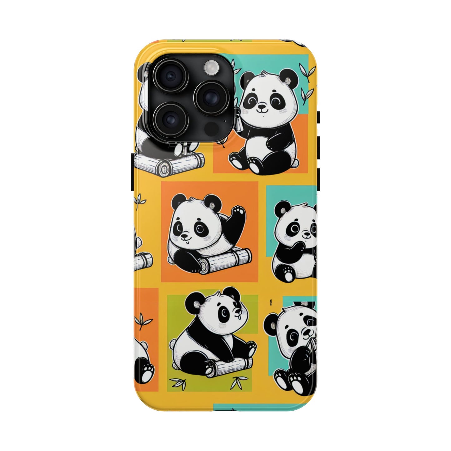 Cute Panda Phone Cases, Tough Panda Phone Cases, Gifts for Animal Lovers, Cute Cell Phone Cover, Fun Smartphone Accessories