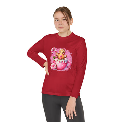 Youth Long Sleeve Holiday Tee - Cute Gingerbread Design, Perfect for Christmas, Winter Celebrations, Gift for Kids, Festive Wear, [...]