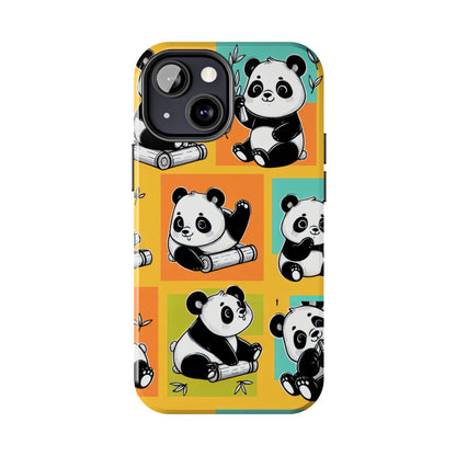 Cute Panda Phone Cases, Tough Panda Phone Cases, Gifts for Animal Lovers, Cute Cell Phone Cover, Fun Smartphone Accessories