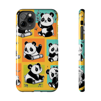 Cute Panda Phone Cases, Tough Panda Phone Cases, Gifts for Animal Lovers, Cute Cell Phone Cover, Fun Smartphone Accessories