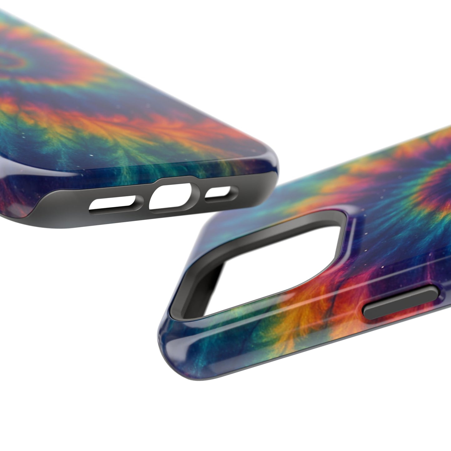 Colorful Tie-Dye Magnetic Phone Cases, Boho Phone Accessories, Unique Gift for Teens, Vibrant Phone Cover for Festivals, Summer Vibes