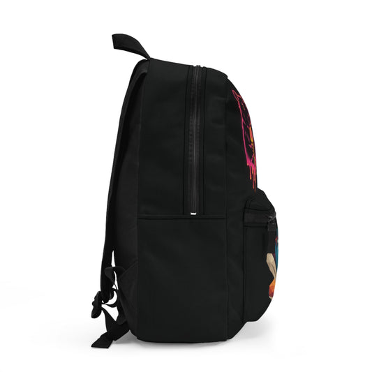 Vibrant Animal-Themed Backpack, Cute Schoolpack, Unique Gift for Kids, Festival Essentials, Colorful Cartoon Bag
